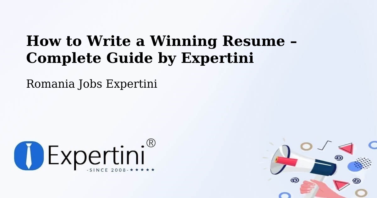 Resume Writing Guide for Job Seekers – Sector 4 - Sector 4, Romania Jobs Expertini
